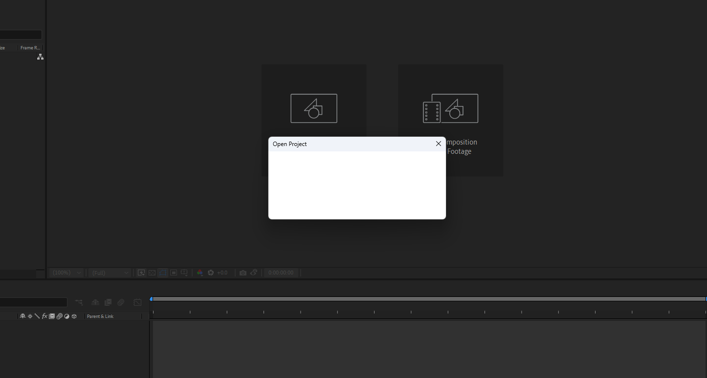 My After Effects Project File Is Not Opening, Its ... - Adobe Community ...