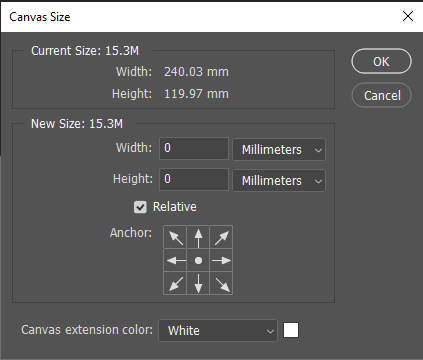 Photoshop Canvas Size Issue - Adobe Product Community - 14396390