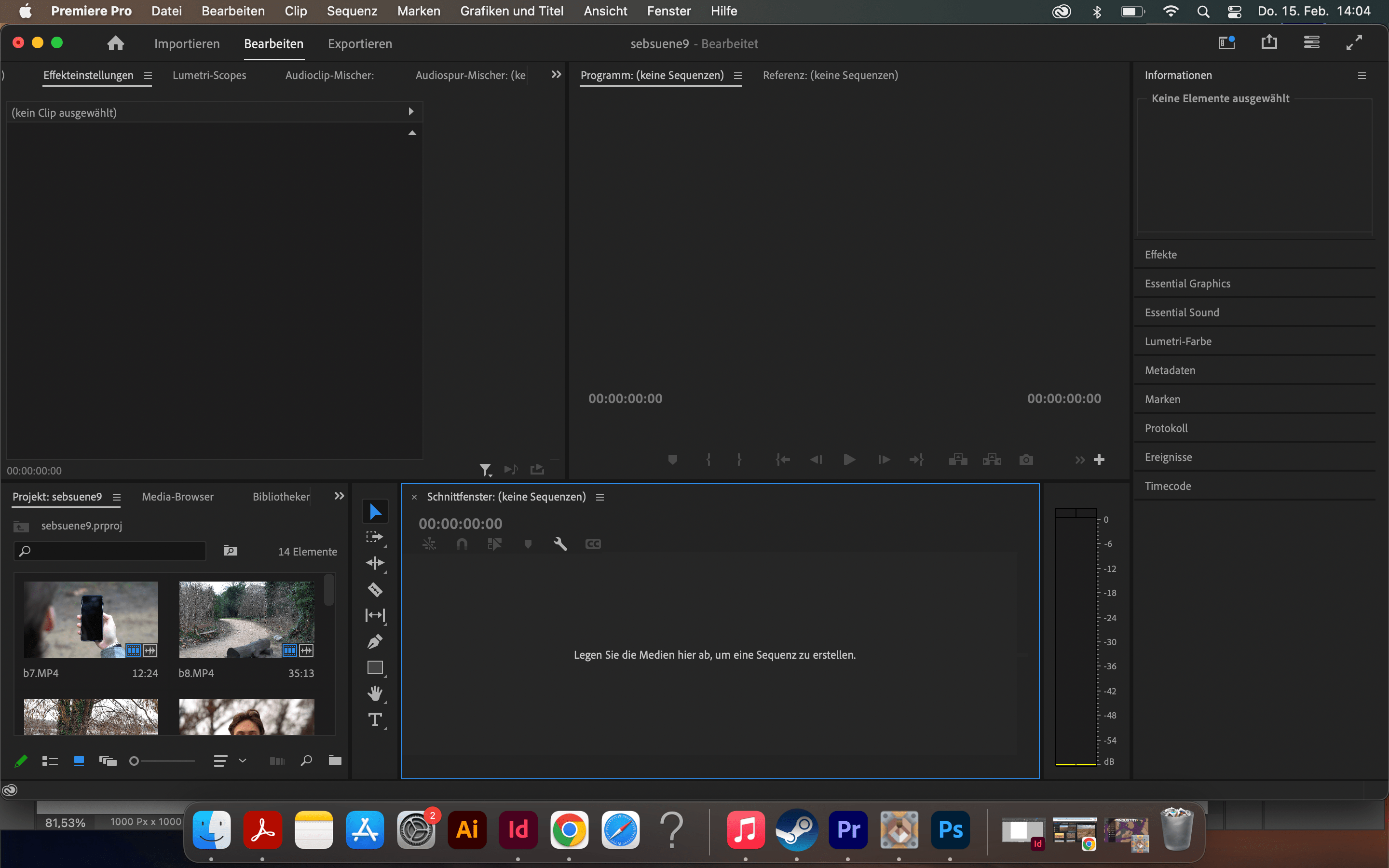 Solved: No Sequences - Adobe Community - 14420713