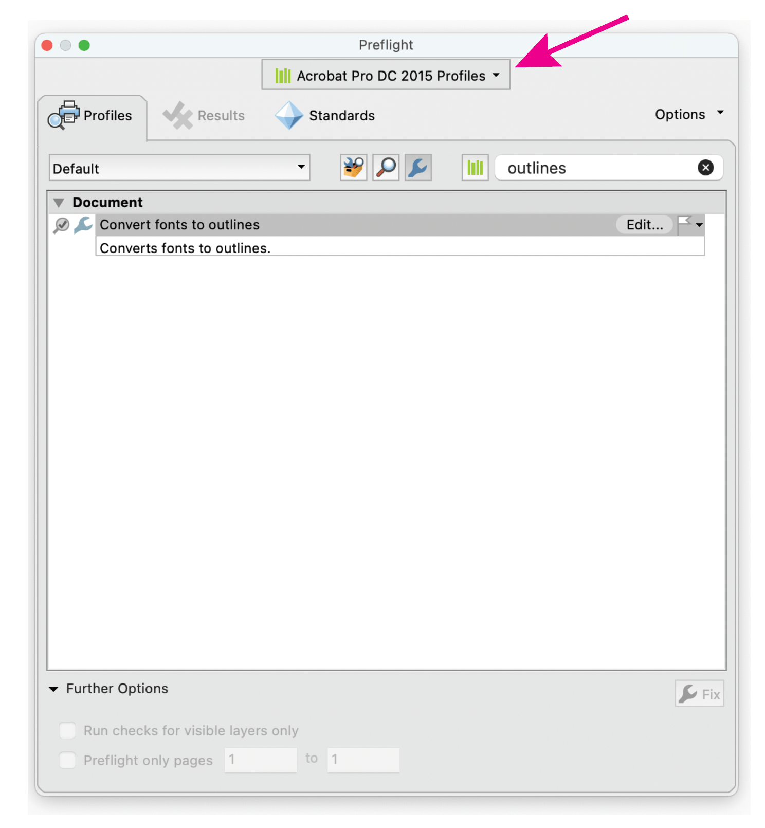 Solved: Acrobat Preflight Convert Fonts To Outlines Missin... - Adobe ...