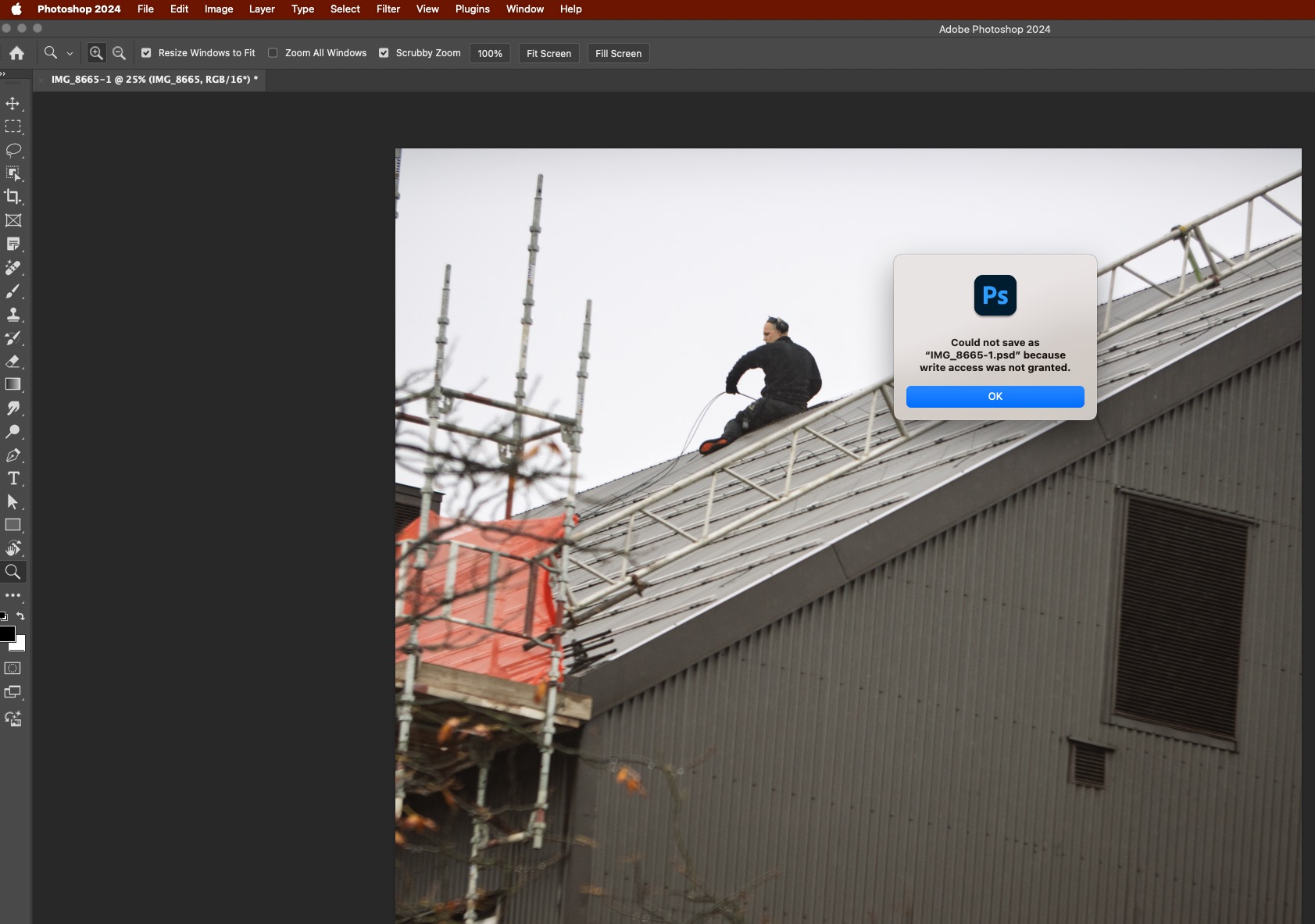 Could Not Save As A File Because Write Access Was ... - Adobe Community ...