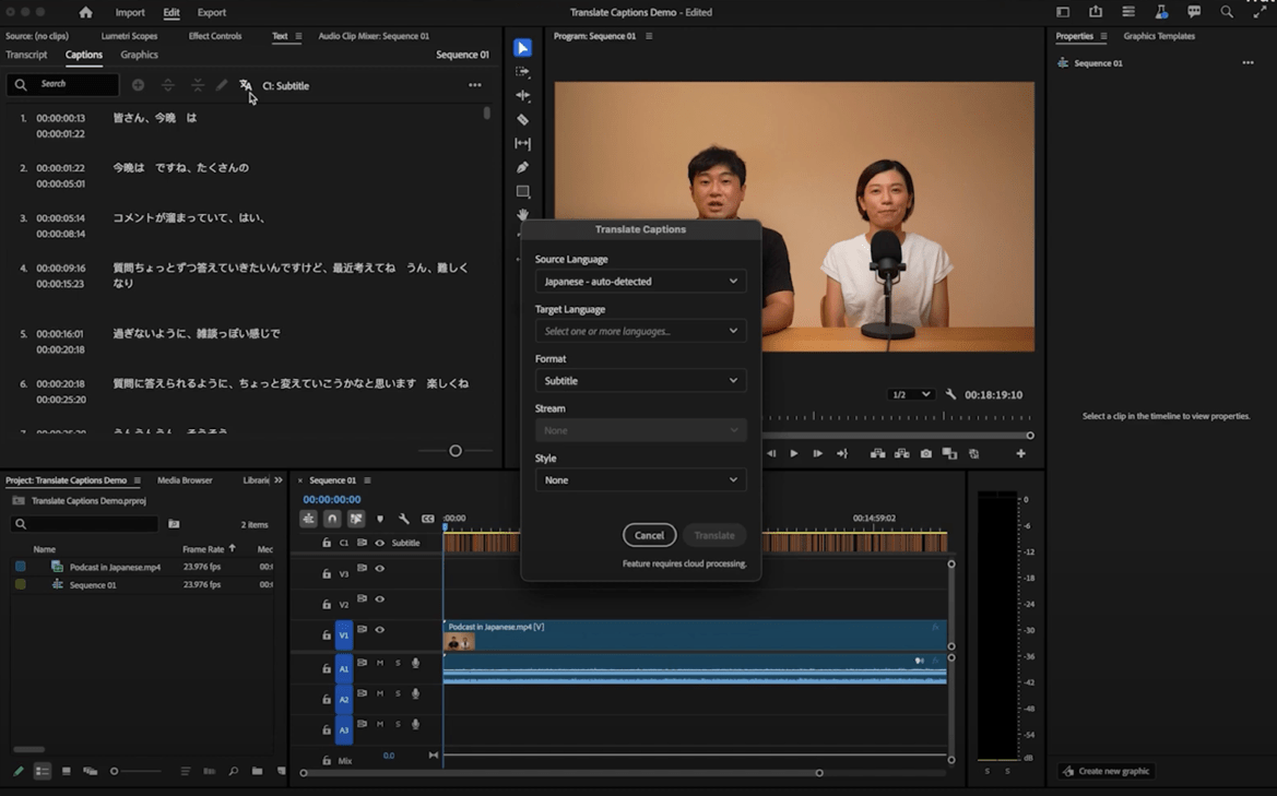 Now In Beta: Translate Captions For Premiere Pro - Adobe Community ...