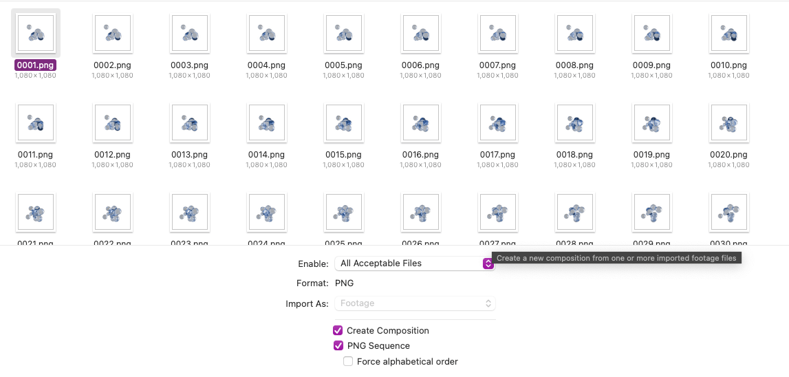 After Effects Png Sequence Error - Adobe Community - 14987623