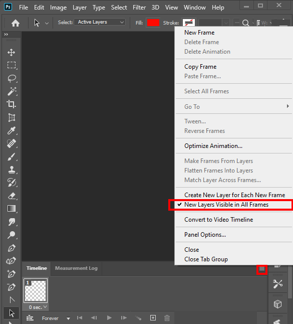Frame Animation Editing - New Image Appears In All... - Adobe Product Community - 11030314