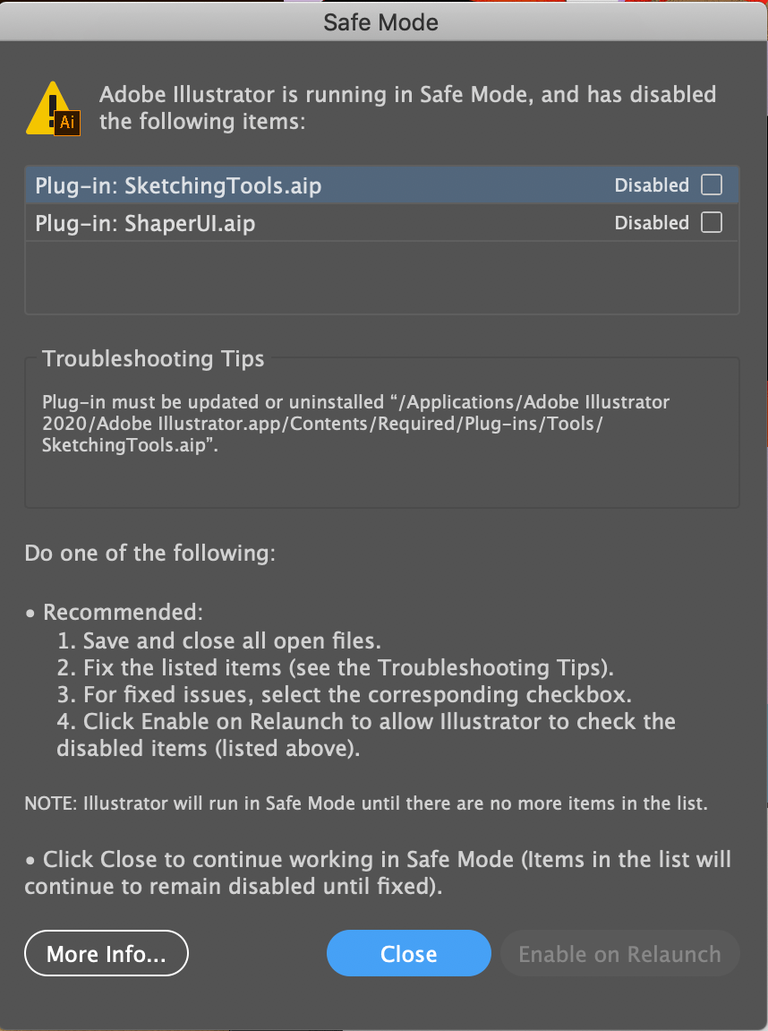 Plugin Issues - Adobe Community - 11070243