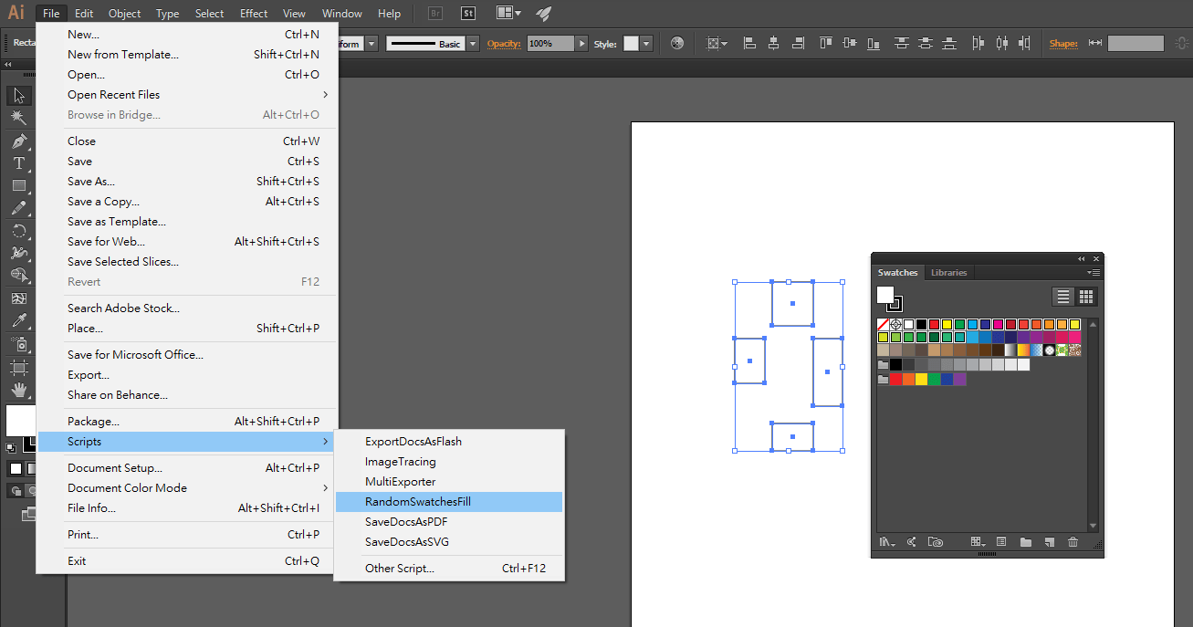 Can Not Run Script - Random Swatches Fill - Adobe Product Community ...
