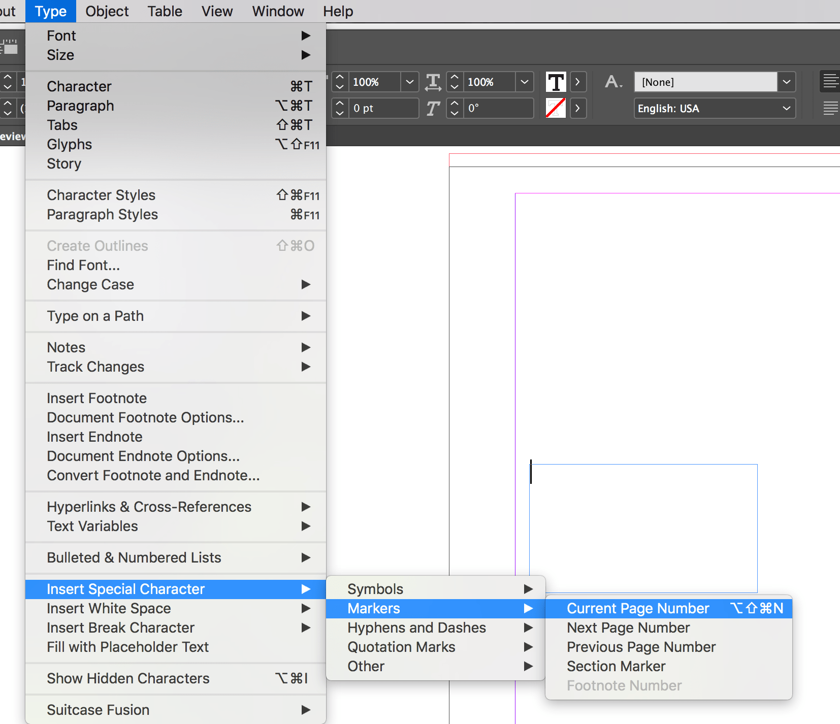 In Design-How Do I Add Page Numbers To A Document ... - Adobe Community - 10654383