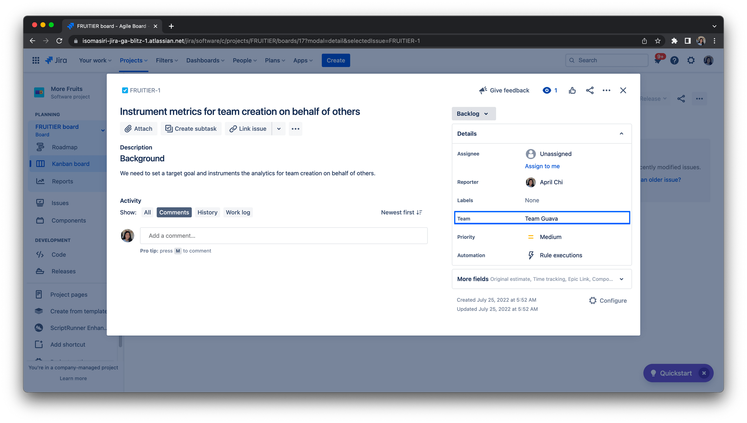 Atlas Teams Now In Jira