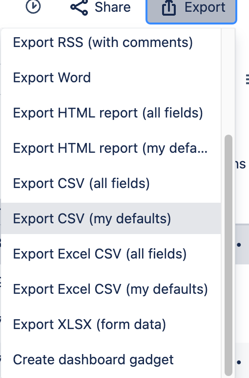 Solved Can We Export Specific Issue Columns