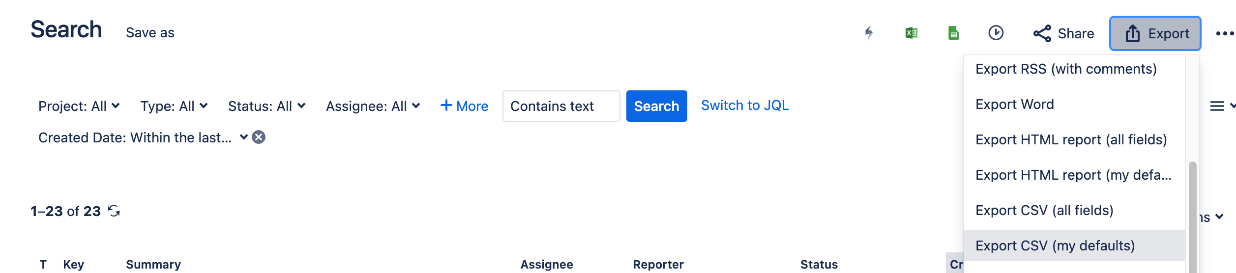 Solved Can We Export Specific Issue Columns