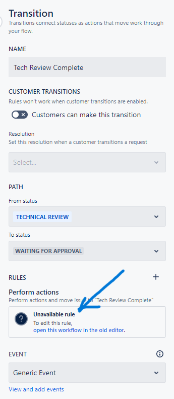 Jira S New Workflow Editor For Team Managed Projec Atlassian Community