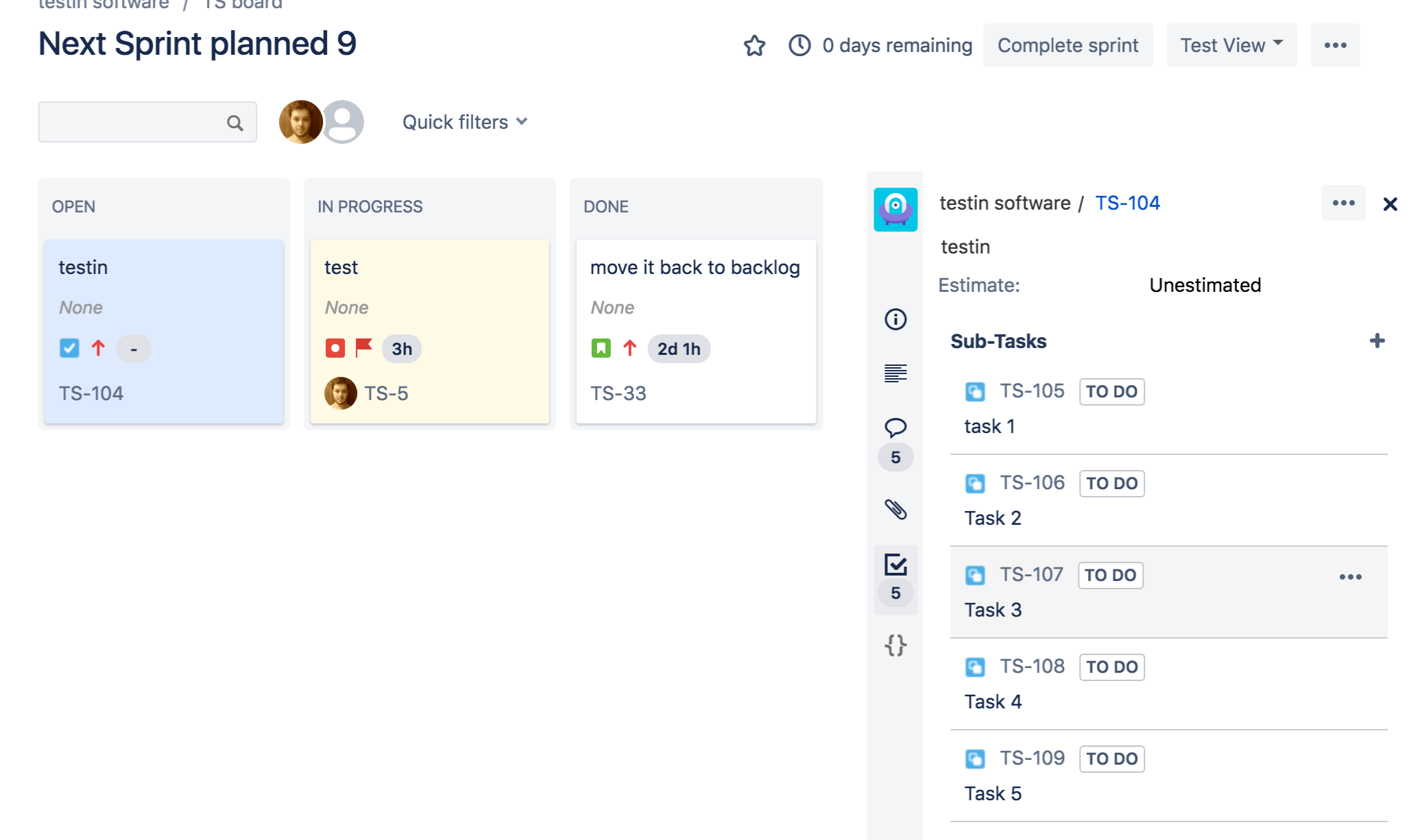 Why When Filtering Out Sub-tasks From The Scrum Bo...