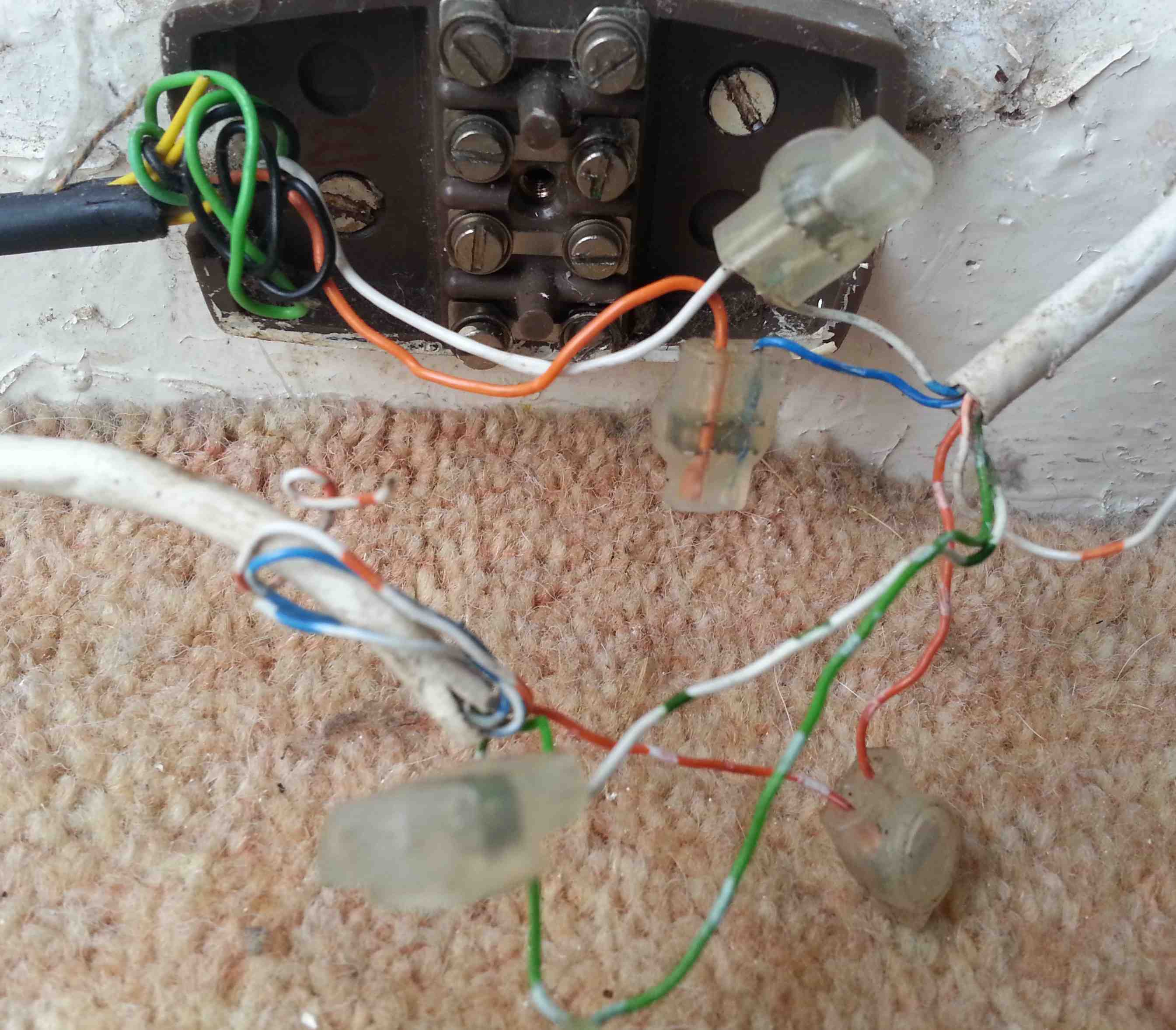 Old telephone wiring diagram uk