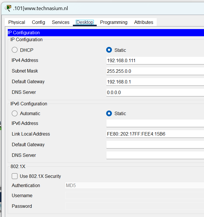 DNS And Web Server Cisco Packet Tracer - Cisco Community