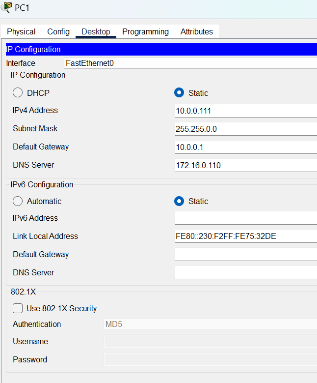 DNS And Web Server Cisco Packet Tracer - Cisco Community