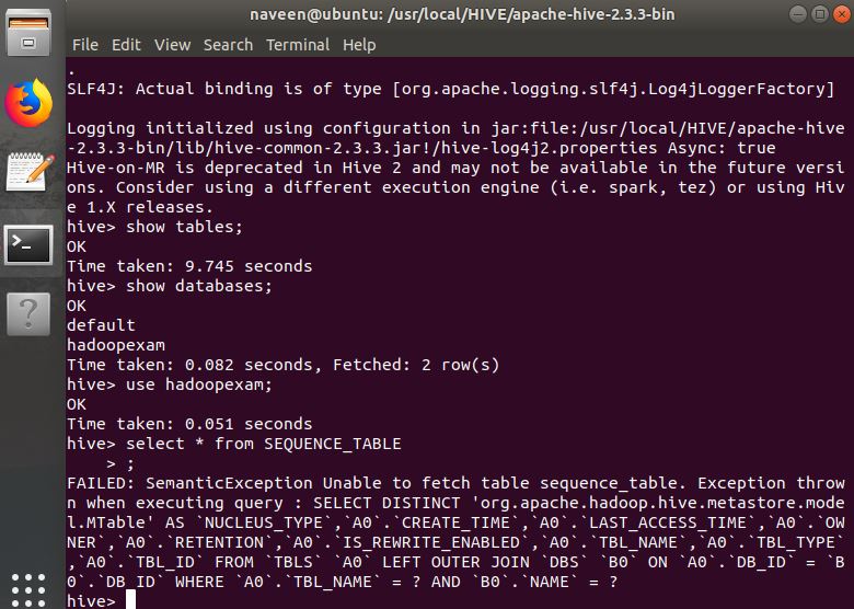 Solved: Error While Running Query On HIVE; - Cloudera Community - 47089