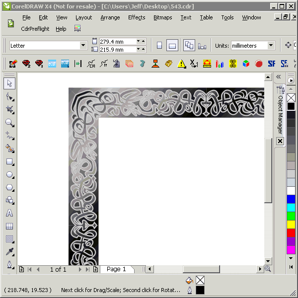 Рамки coreldraw. Рамки coreldraw
