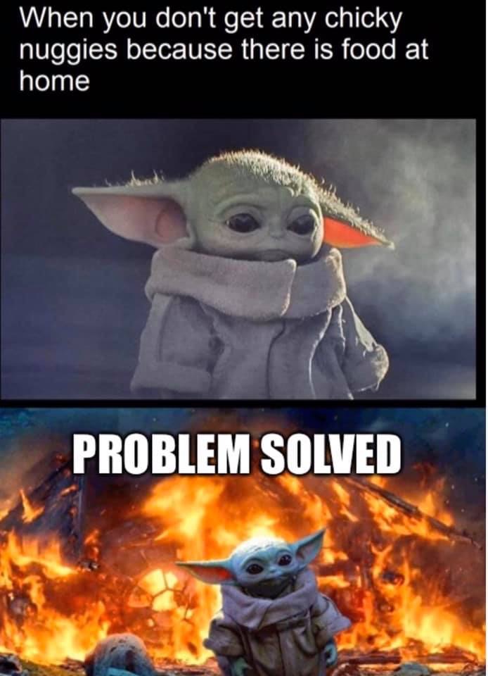 picture Baby Yoda Chicky Nuggies Meme Gif memes topic general discussion custom cursor community