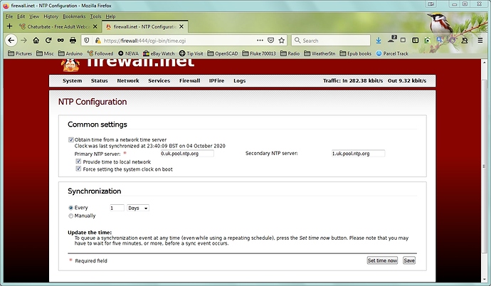 NTP update not working well - #23 by mikejonesey - Networking - IPFire  Community