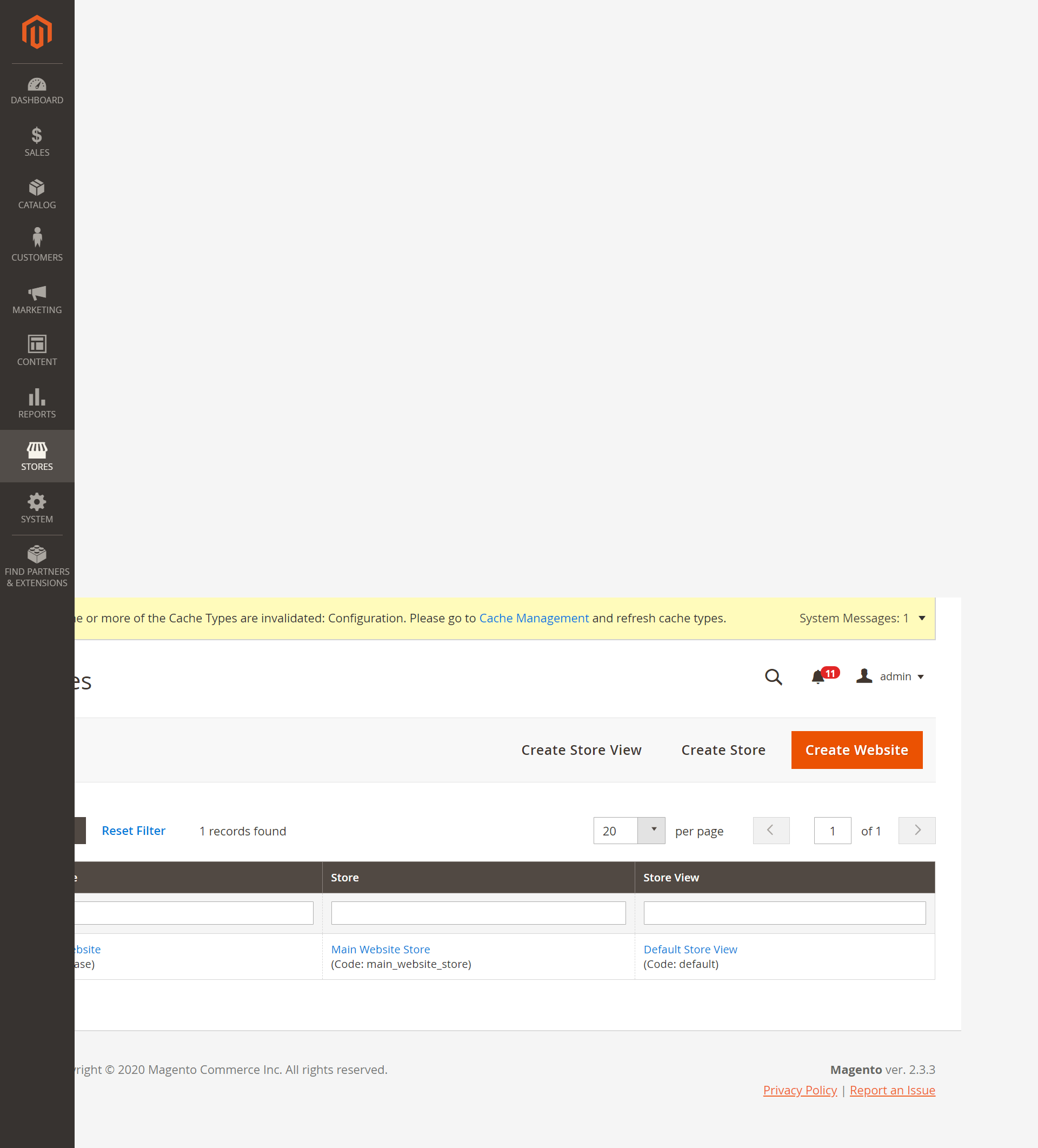 Magento Admin Page Layout Error - Magento Forums