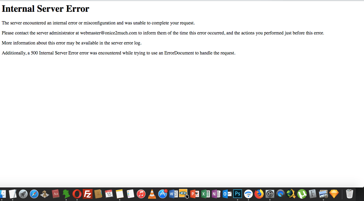 Solved: 500 Error / Internal Server Error After Installing... - Magento ...