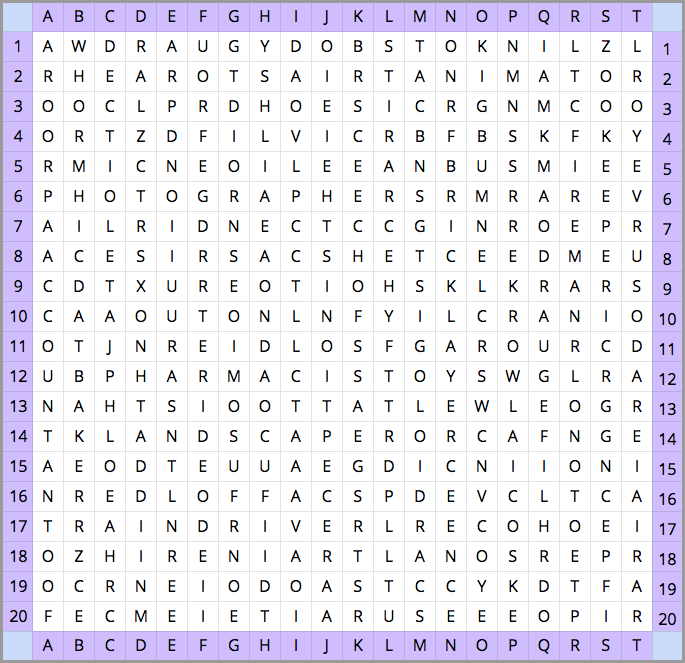 game jobs and occupations word search puzzle o2 community