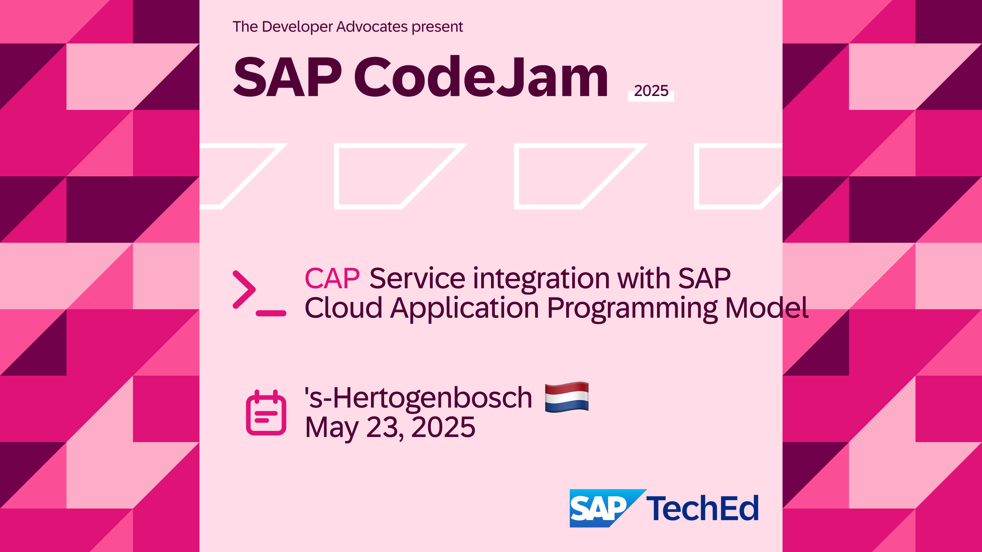 🇳🇱 SAP CodeJam: Service Integration With CAP ('s... - SAP Community