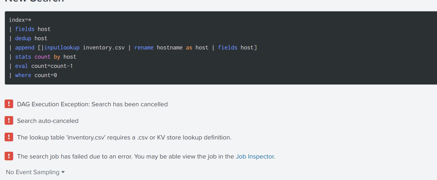 Solved: Comparing The Hosts Not Reporting To Indexer Again... - Splunk ...