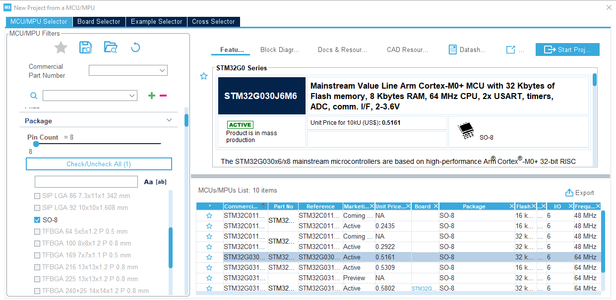 Solved: Suggest A Low Cost Small Footprint STM32 IC For Au ...