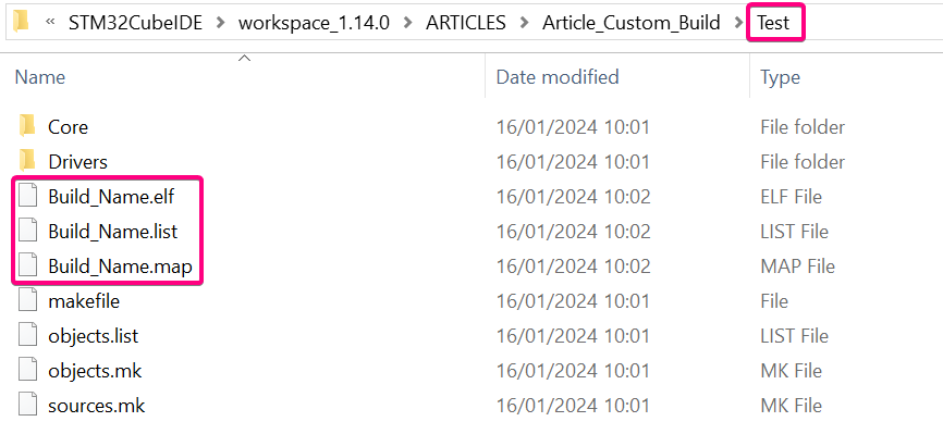How To Create A Custom Build Setup In STM32CubeIDE - STMicroelectronics ...