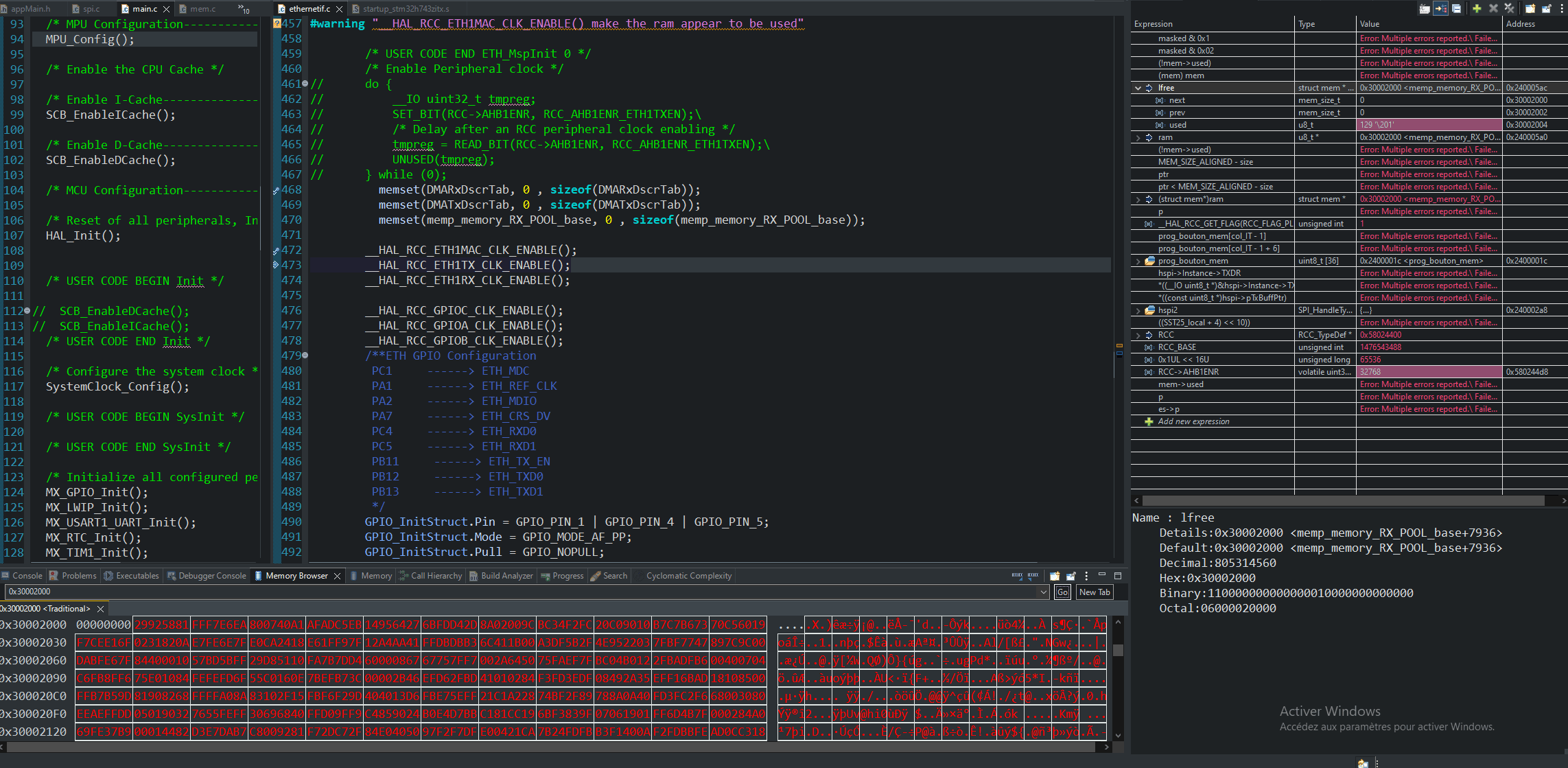 Issue With LWIP Heap - STMicroelectronics Community