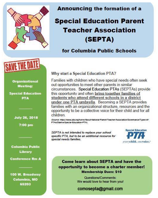 Flyer for the 7/26/18 meeting