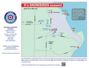 Snowbirds 2026 Comox Air Force Museum MAP Web.