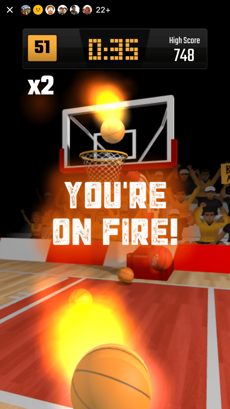 Test Your Skills In Hoops Against Friends Available Today