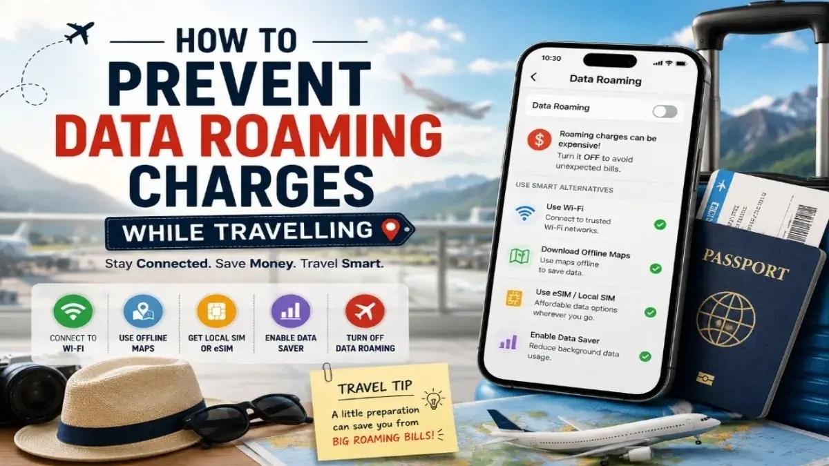 How to avoid data roaming charges while travelling
