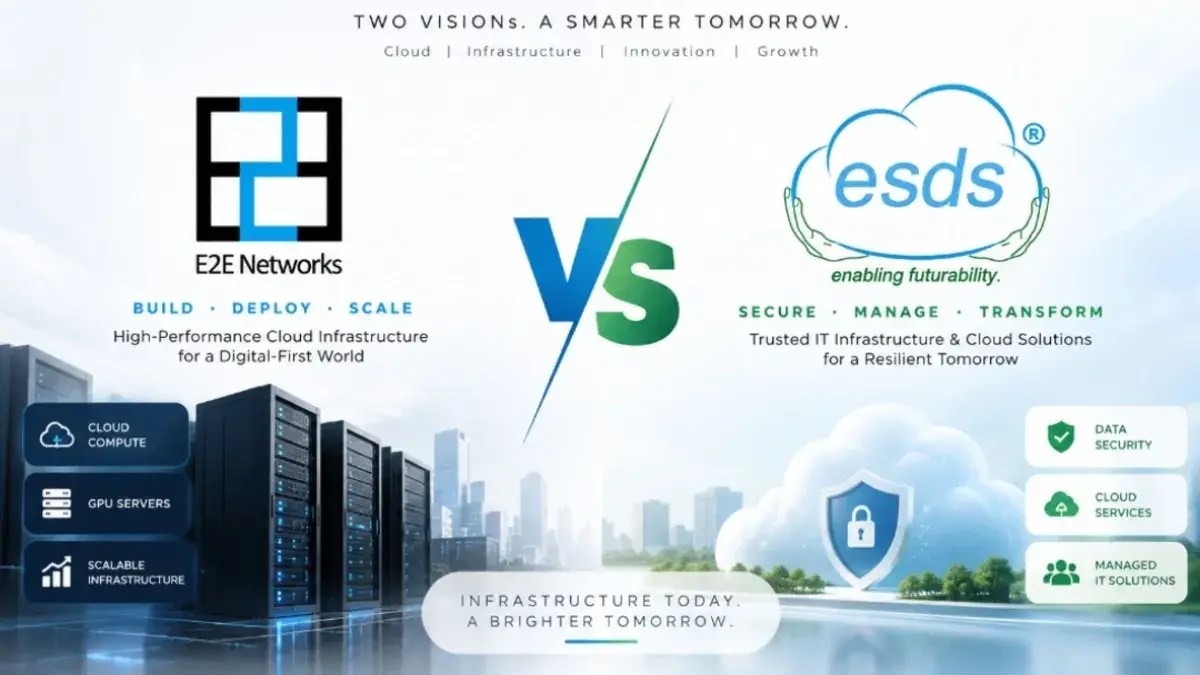 ESDS software solution vs E2E networks