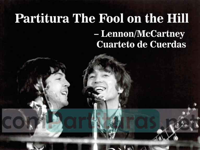Partitura The Fool on the hill