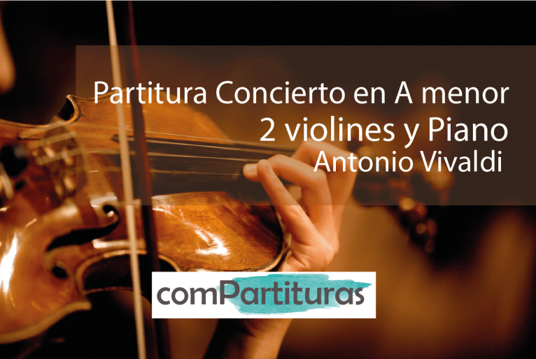 Partitura Concierto en A menor