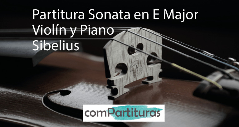 Partitura Sonata en E Major op. 80