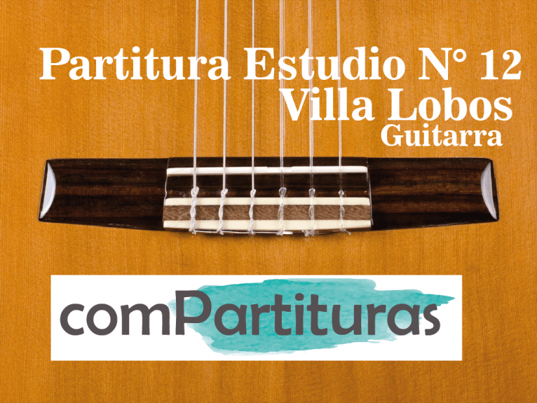 Partitura Estudio N° 12