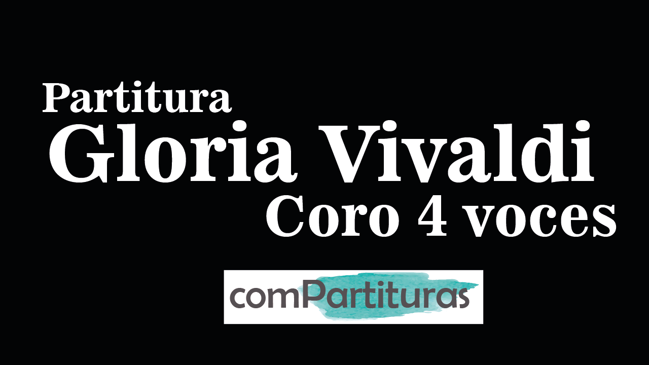 Partitura Gloria Vivaldi