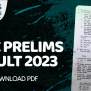 UPSC Prelims Result 2023, CSE Marks & Cutoff [IAS EXAM] - Compass By ...