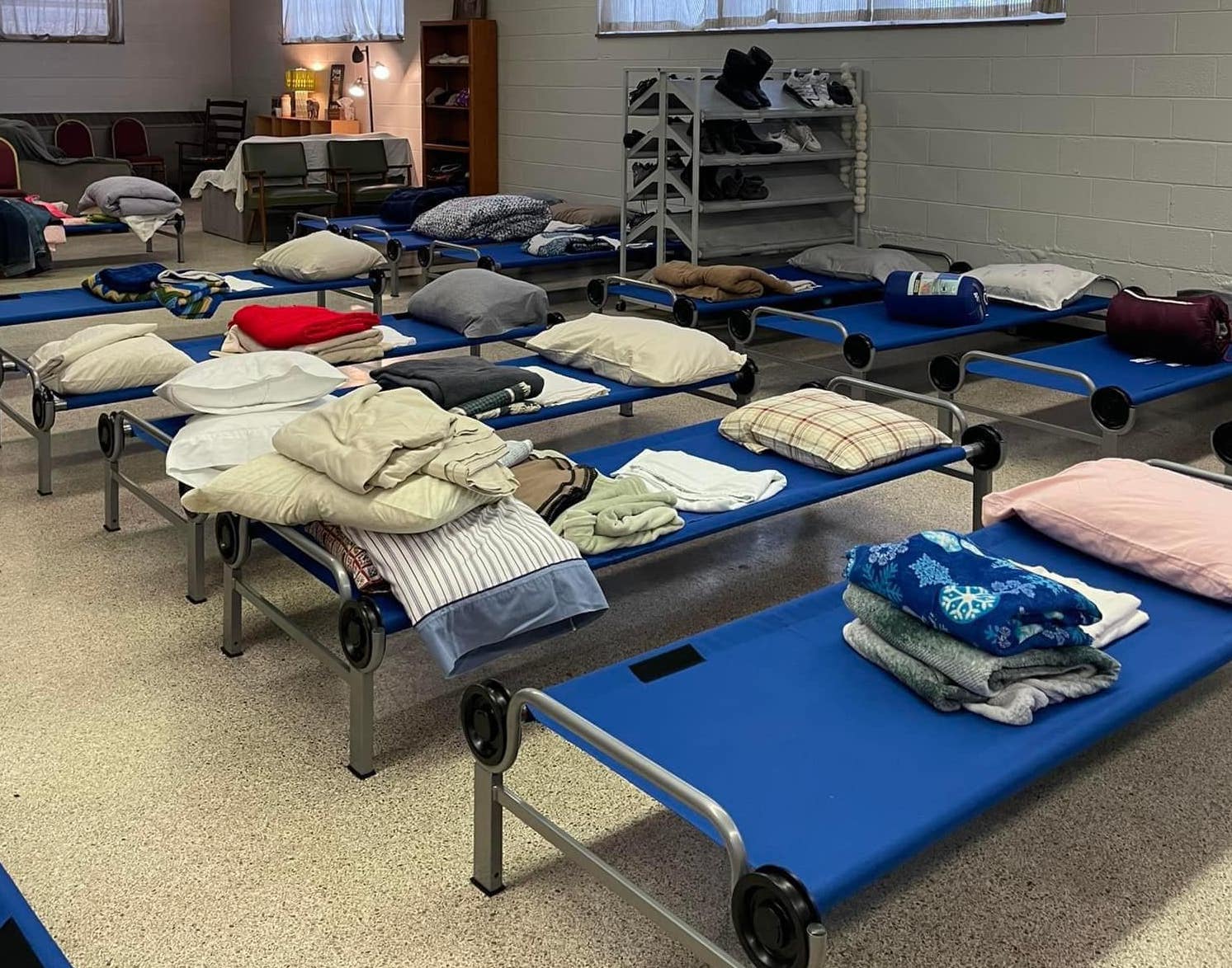 Warming center photo