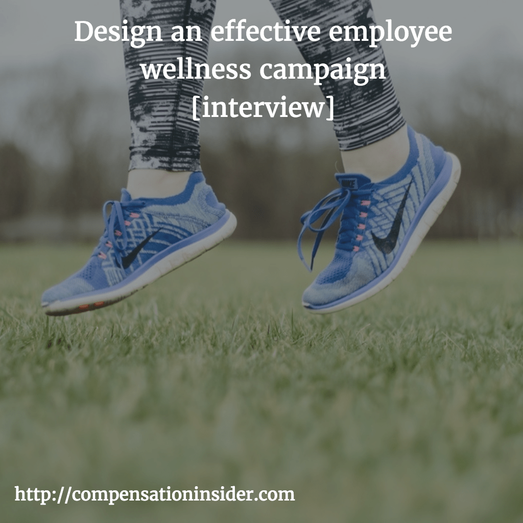 Designing an effective employee wellness campaign