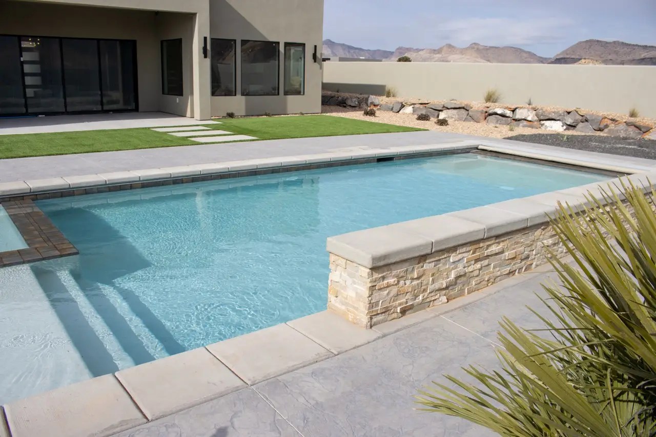 custom concrete pool st george utah