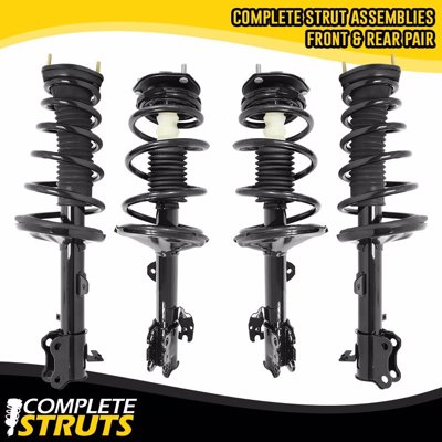 Front & rear complete struts & coil spring assemblies