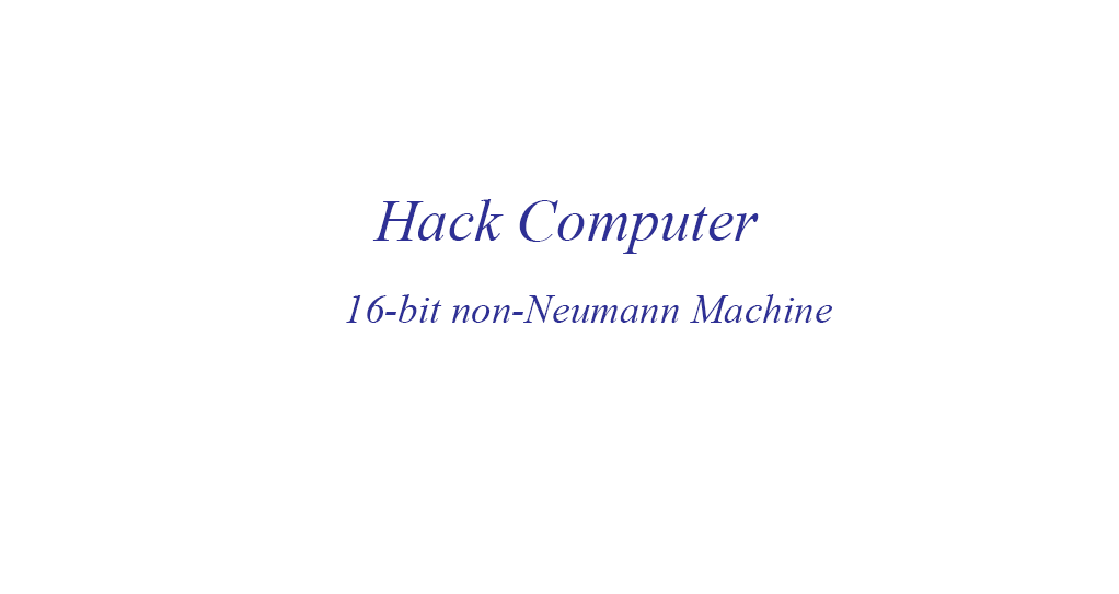 hack computer RISC