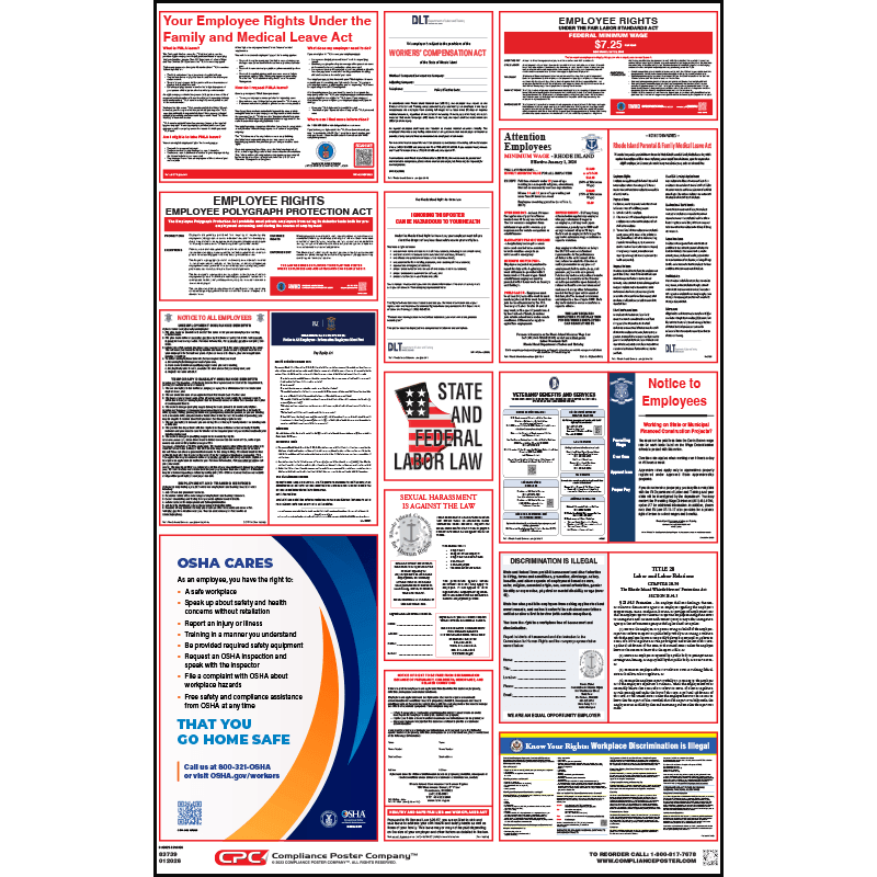 Rhode Island Labor Law Poster