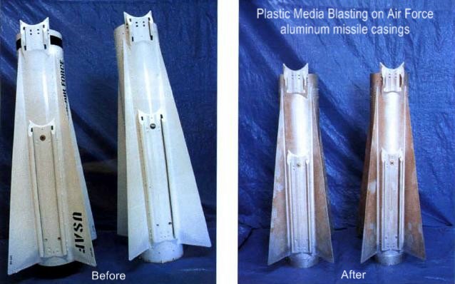 Another good blasting media is aluminum oxide. Plastic Media Blasting for Powder Coating Removal