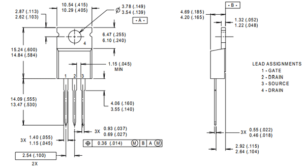 Irf540n Pinout Features Equivalent Datasheet Irf540n Pinout Features Equivalent Datasheet
